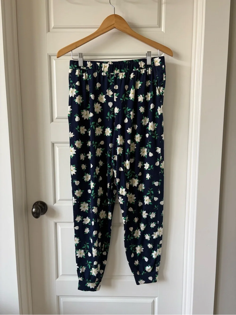 Draper James Navy Magnolia Print Pajama Set Size S